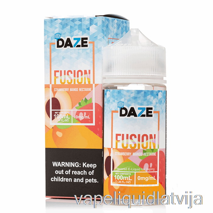 Ledus Zemeņu Mango Nektarīns - 7 Daze Fusion - 100ml 0mg Vape šķidrums